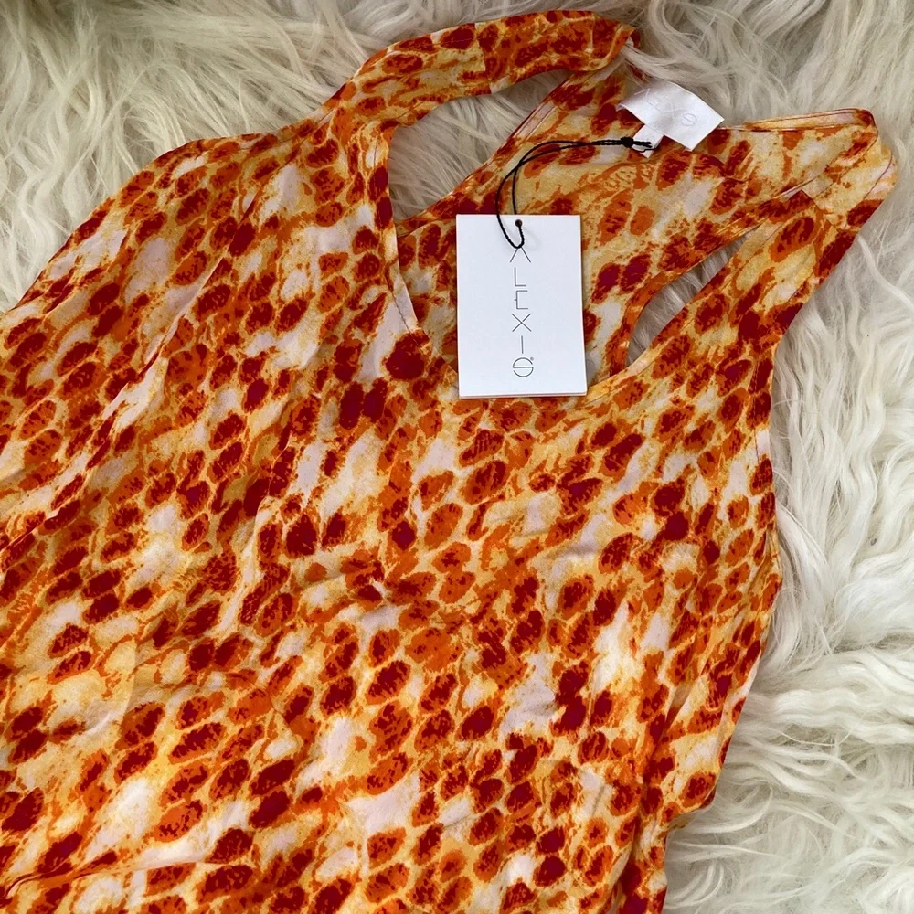 ALEXIS Silk Long Dress - Picture 6 of 8